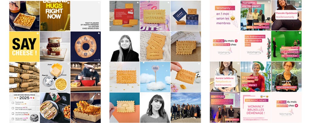 Exemples de feeds Instagram originaux et authentique