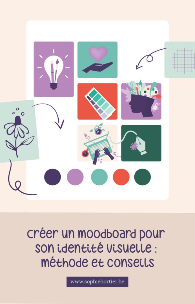 comment créer un moodboard pour créer un logo et une identité visuelle qui correspond vraiment à votre projet : ma méthode et mes conseils