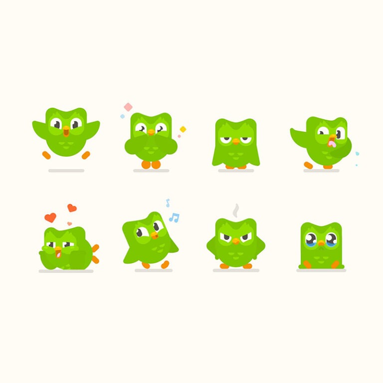 mascotte de duolingo